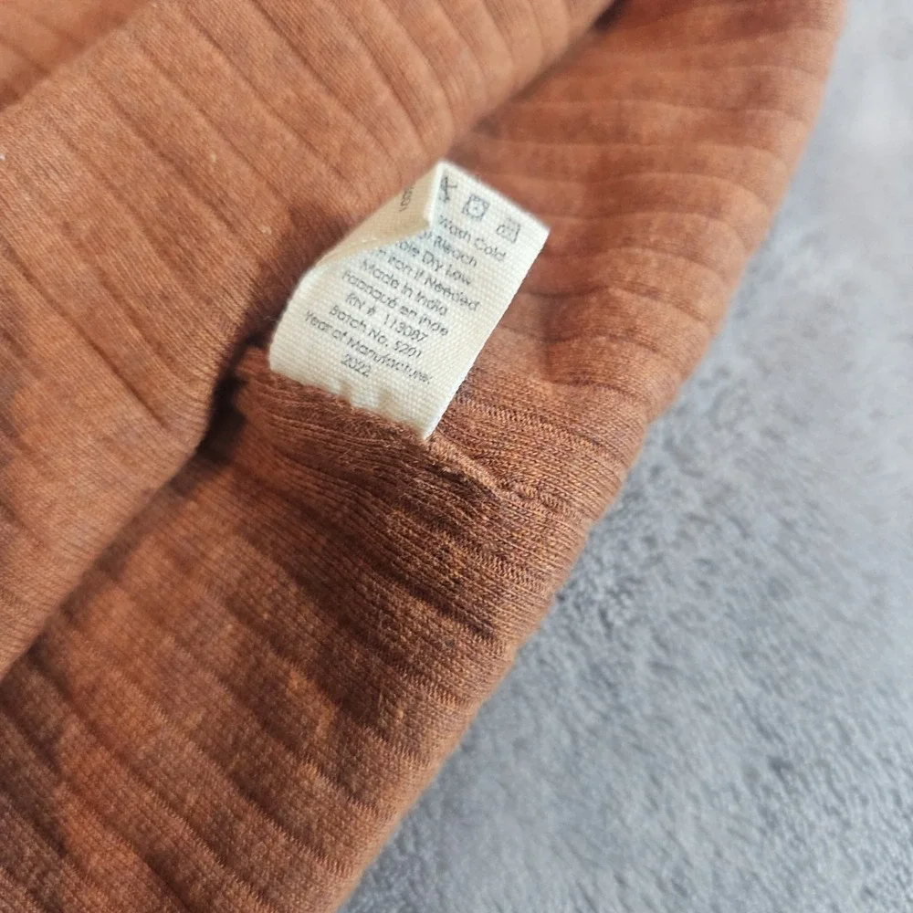 Kate Quinn 2T-4T Orange Beanie Hat Winter Fall‎ Ribbed
